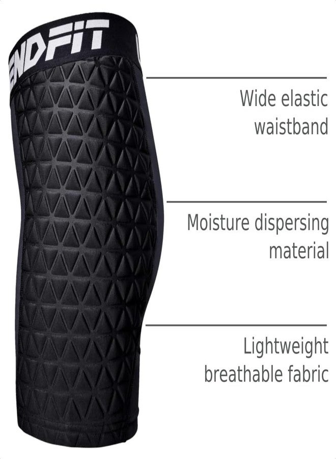 Legendfit Girls Softball Padded Sliding Shorts Compression Underwear Black - Image 4
