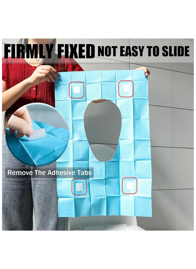 Folanry 50 Pack Toilet Seat Covers Disposable, 40*60cm Portable Toilet Liners Travel Seat Cover for Outdoors,Hotel, Hospital, Travel, Public Toilet Seat Cover  - Image 4