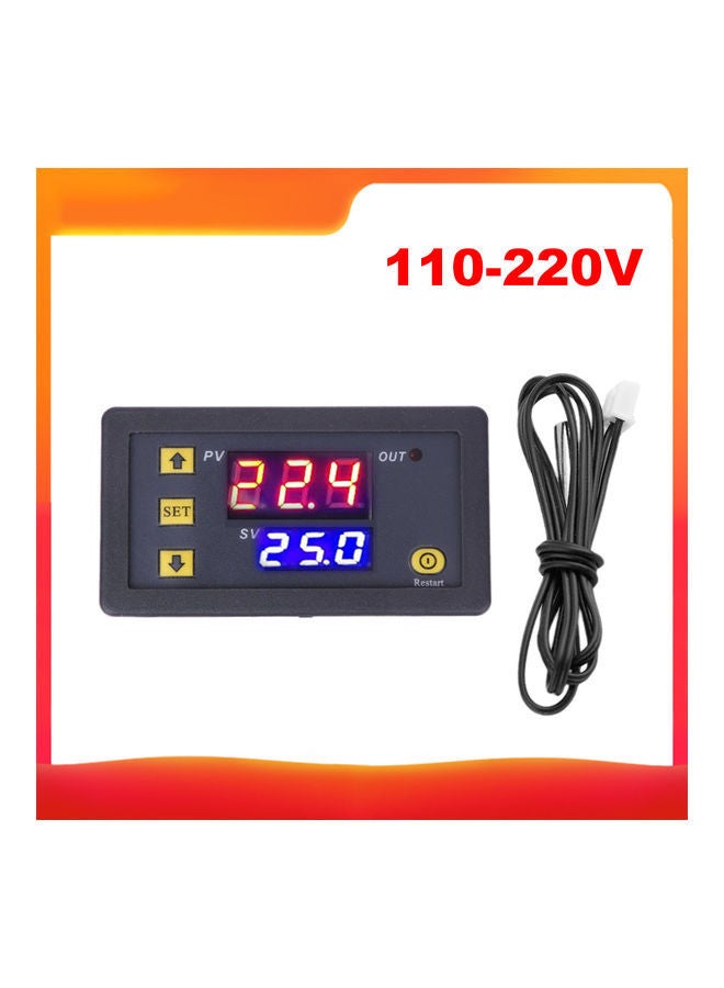 NIBEMINENT 110-220V High-Precision Temperature Controller Black - Image 4