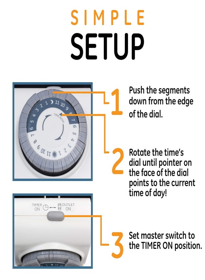 GE TIMER PLUG IN MCHNCL 24HR ON O - Image 3