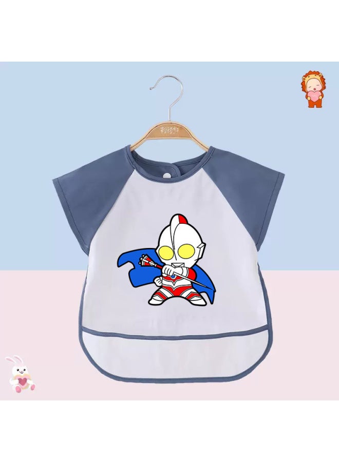 Baby Smock For Eating, Waterproof And Anti-dirty, Cartoon Outerwear, Children's Summer Protective Clothing, Baby Bib
