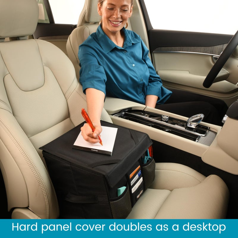 High Road Carganizer Front Seat Car Office Organizer and Mobile Office Work Truck Organizer with Filing Dividers and Desk Top Cover - Image 4