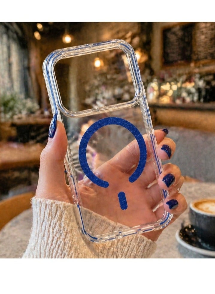 New Case iPhone 17 Pro MagSafe Case Cover – Strong Magnetic Hold, Military-Grade Drop Protection, Compatible with MagSafe & Magnetic Accessories, Blue - Image 3