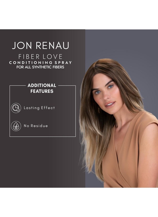 Jon Renau Jon Renau Fiber Love Synthetic Conditioning Spray, 8.5 oz - Leave-In Conditioner for Wigs, Toppers & Hair Extensions - Detangles, Restores Shine & Protects Synthetic Fiber  - Image 4