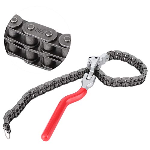 Camrusic Chain Type Oil Filter Wrench Spanner 13.8in Chain Wrench Oil Filter Removal Tool - Image 3