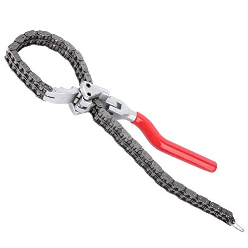 Camrusic Chain Type Oil Filter Wrench Spanner 13.8in Chain Wrench Oil Filter Removal Tool - Image 5