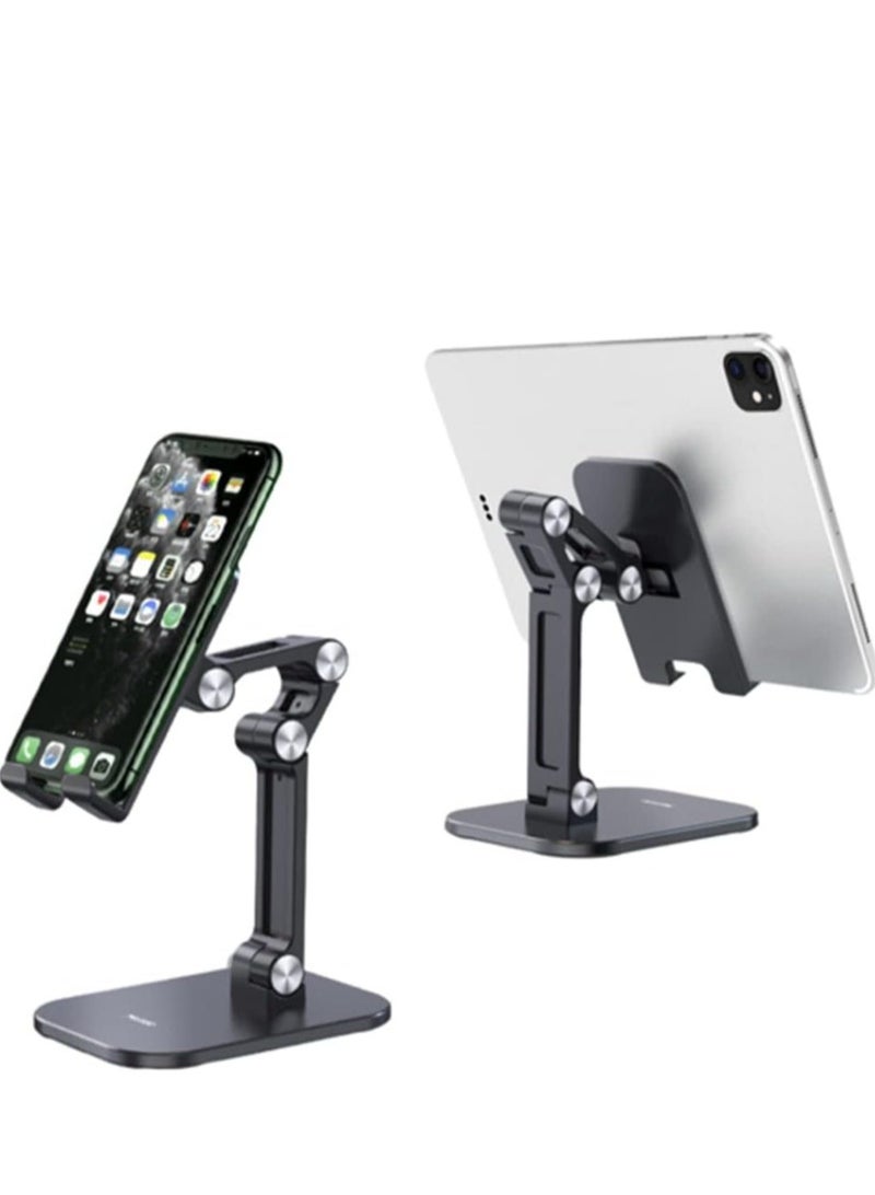 C104 Double Folding Free Rotation Mobile Phone u0026 7.9-Inch Tablet Stand - Image 2
