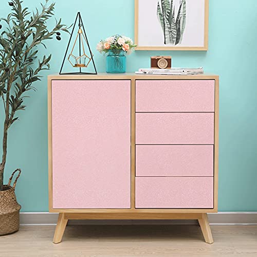 WALLTON - Pink Gloss Solid Peel And Stick Self-Adhesive Removable Thicken Waterproof For Kitchen Countertop Cabinet Wardrobe - 12''X''48 Inches, Vinyl - Image 5