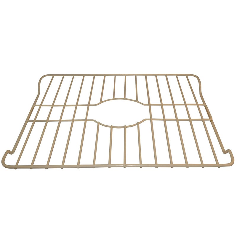 Better Houseware Sink Protectors for Kitchen Sink, Protective Metal Grid, 18.1x12.3x1 inches, Almond Kitchen Sink Mat to Shield Sink Base from Scratches, Rust-Resistant Coating, L - Image 1