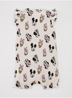 DeFacto Newborn Disney Mickey & Minnie Ribbed Sleeveless Romper  - Image 2