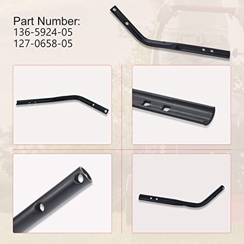 AMTHKNO 136-5924-05 Right Hand Lower Handle for Toro Handle 127-0658-05 - for 21" Mulching/Rear Bagging Lawn Mower, Fits Model 10732. Black - Image 3