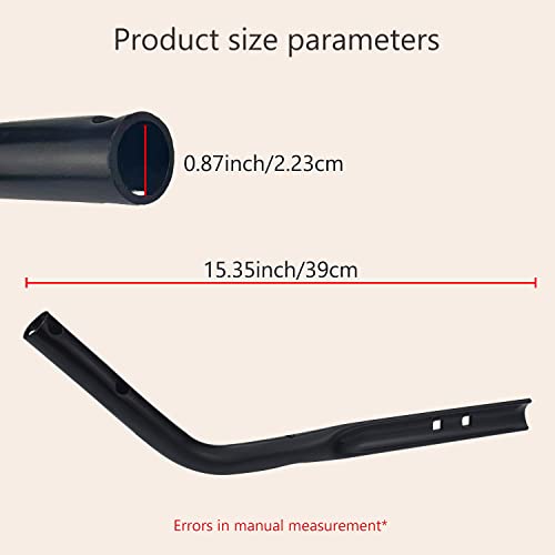 AMTHKNO 136-5924-05 Right Hand Lower Handle for Toro Handle 127-0658-05 - for 21" Mulching/Rear Bagging Lawn Mower, Fits Model 10732. Black - Image 2