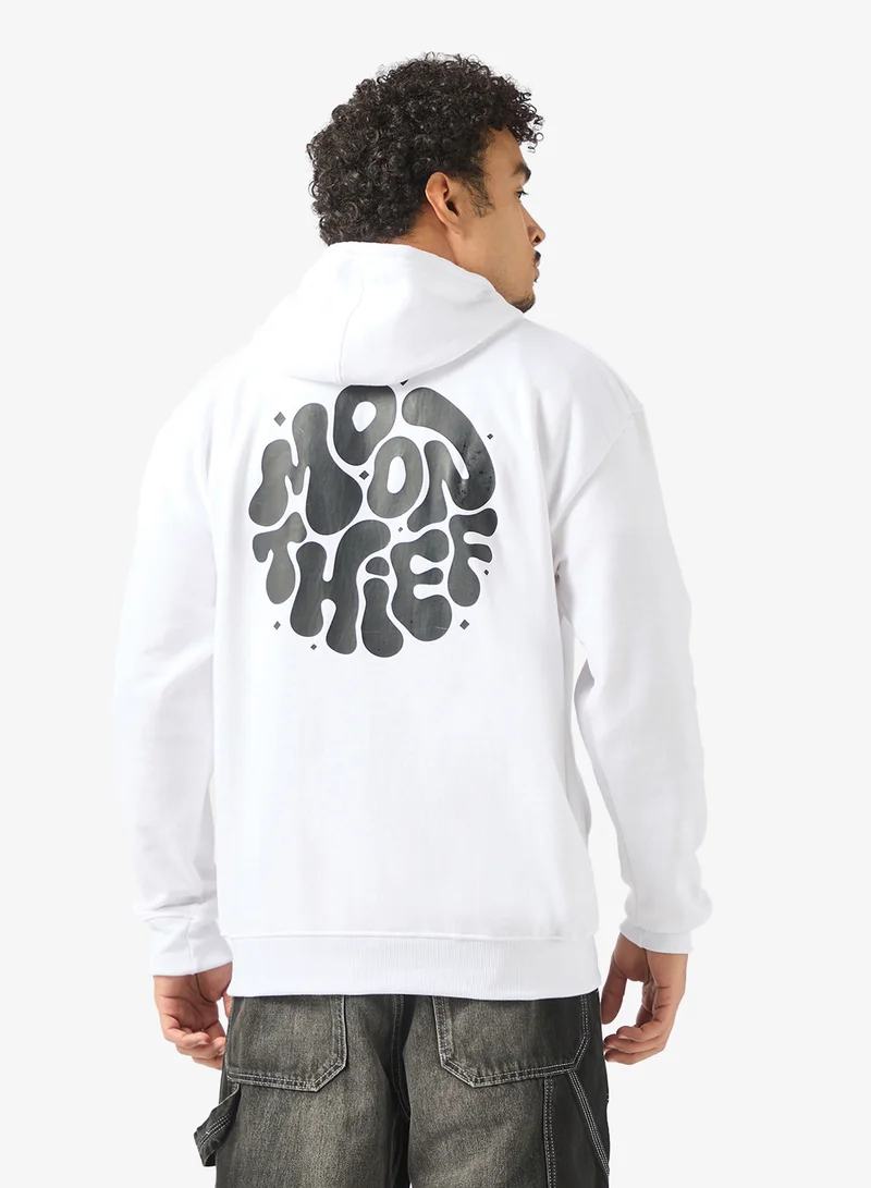 Seventy Five Graphic Print Hoodie