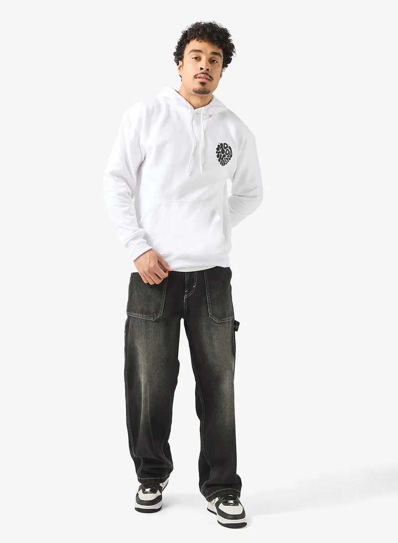 Seventy Five  Graphic Print Hoodie for Men | Best Price UAE