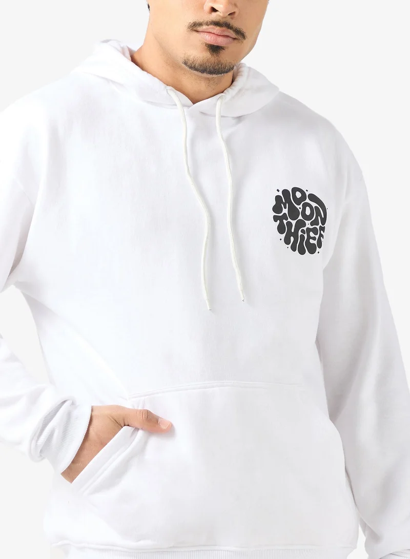 Seventy Five  Graphic Print Hoodie for Men | Best Price UAE