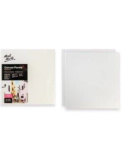 Mont Marte 2-Piece Canvas Panels 8x8 Inch Size  - Image 1