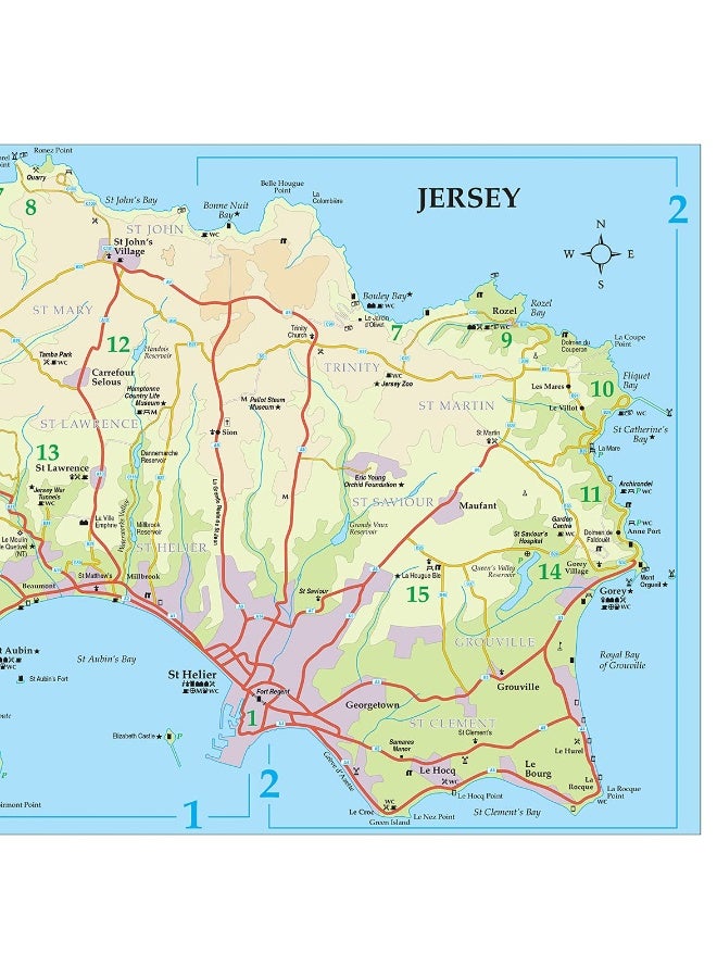 Jersey Sunflower Walking Guide: 25 long and short walks and 2 car tours  - Image 2