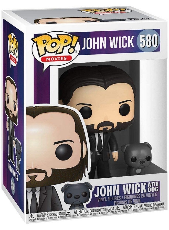 Funko Pop Movies John Wick John In Black Suit With Dog Buddy - Image 2