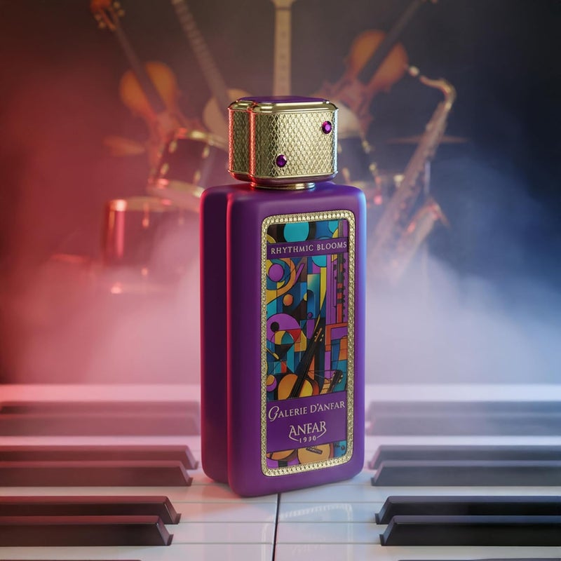 Anfar أنفار غاليري دانفار - بلومز الإيقاعية 3.4 أونصة بخاخ عطر للجنسين - Image 4