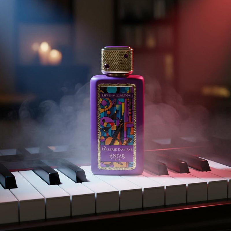 Anfar أنفار غاليري دانفار - بلومز الإيقاعية 3.4 أونصة بخاخ عطر للجنسين - Image 3