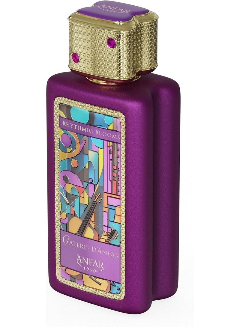 عنفر أنفار غاليري دي أنفار "ريذميك بلومز" أو دو بارفان 100 مل – عطر زهري غورماند للجنسين يدوم طويلاً مع الشاي والفانيليا والليتشي - Image 2