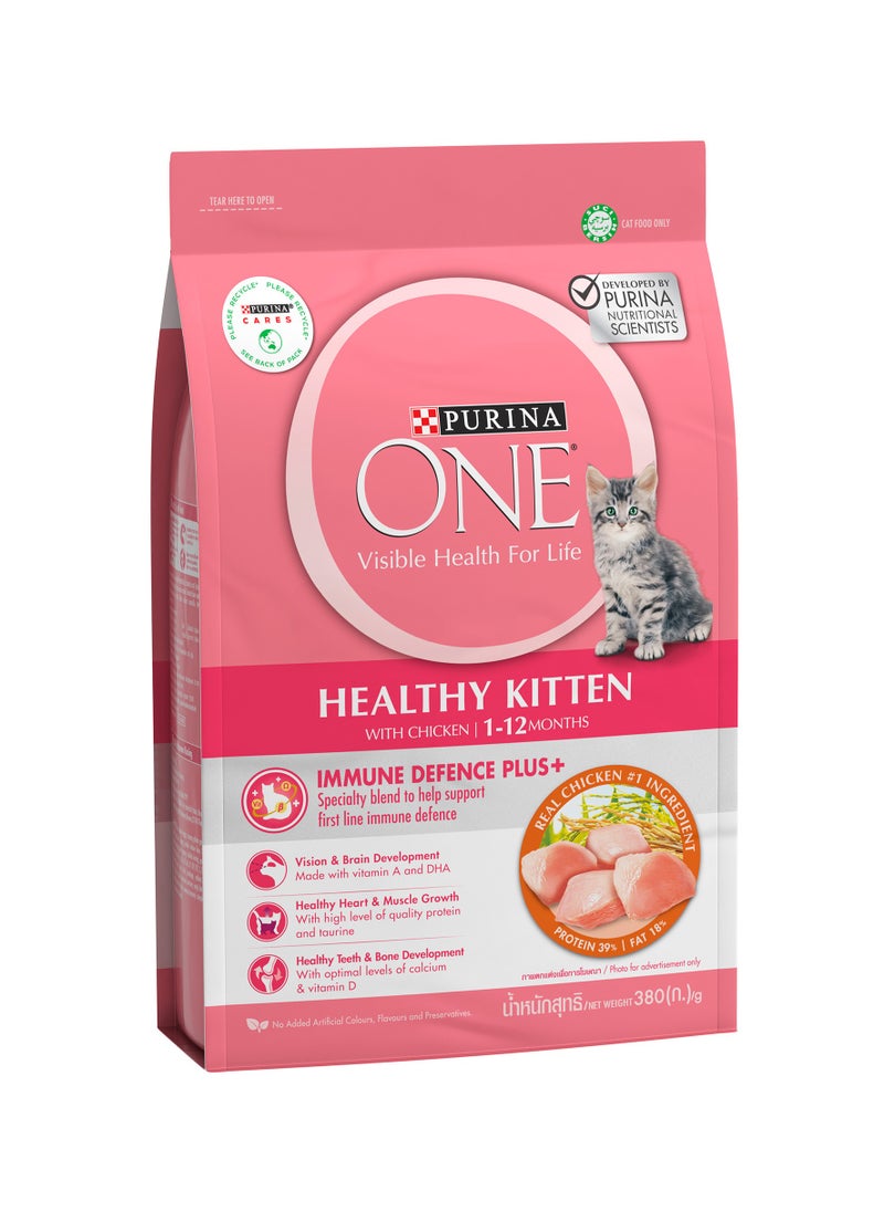 Purina ONE - Healthy Kitten with Chicken 380g - Image 1