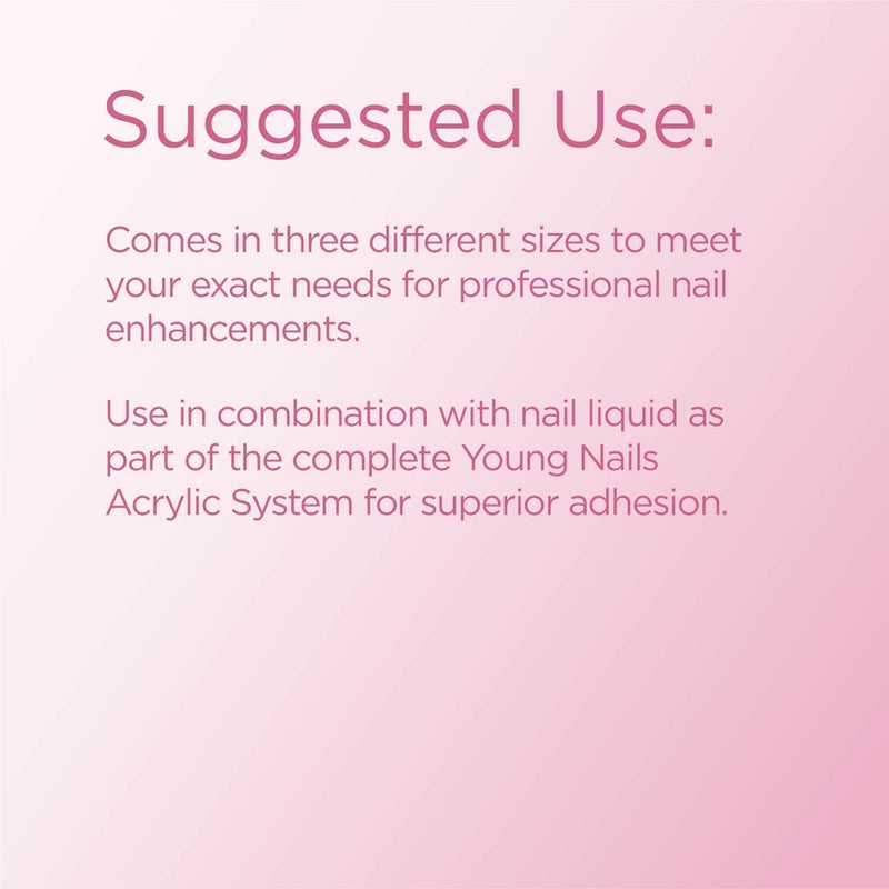 Young Nails Acrylic Cover Powder - Self-Leveling Acrylic Nail Powder, Clear Nude Pink White Acrylic Powder for Nail Extenstion, Professional Grade, Superior Adhesion, Color - Blush, 45g - Image 5