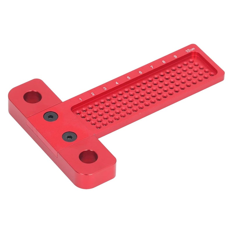 Aluminum Alloy T Square Ruler 100mm Precision Marking Tool for Woodworking Carpentry CNC Machining - Image 5