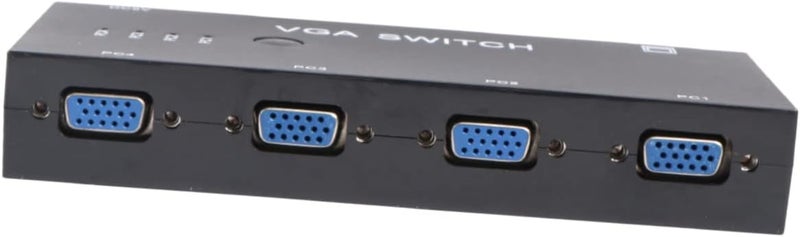 Generic Port Vga Switch Out Video Converter for Monitors and Projectors Plug and Play Supports Vga Xvga Svga Uxga for Computers and High-Definition Devices - Image 1