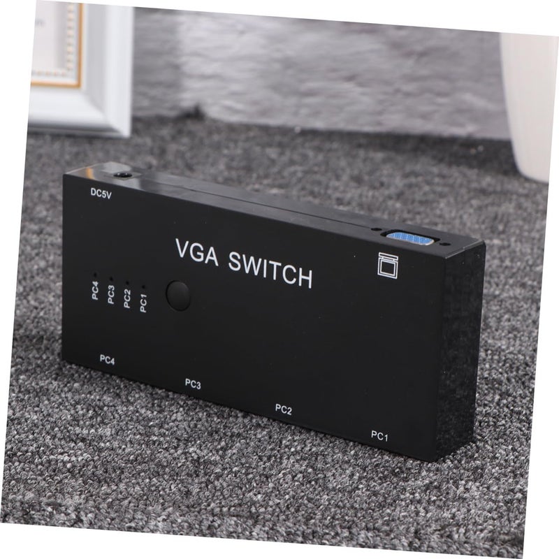 Generic Port Vga Switch Out Video Converter for Monitors and Projectors Plug and Play Supports Vga Xvga Svga Uxga for Computers and High-Definition Devices - Image 4
