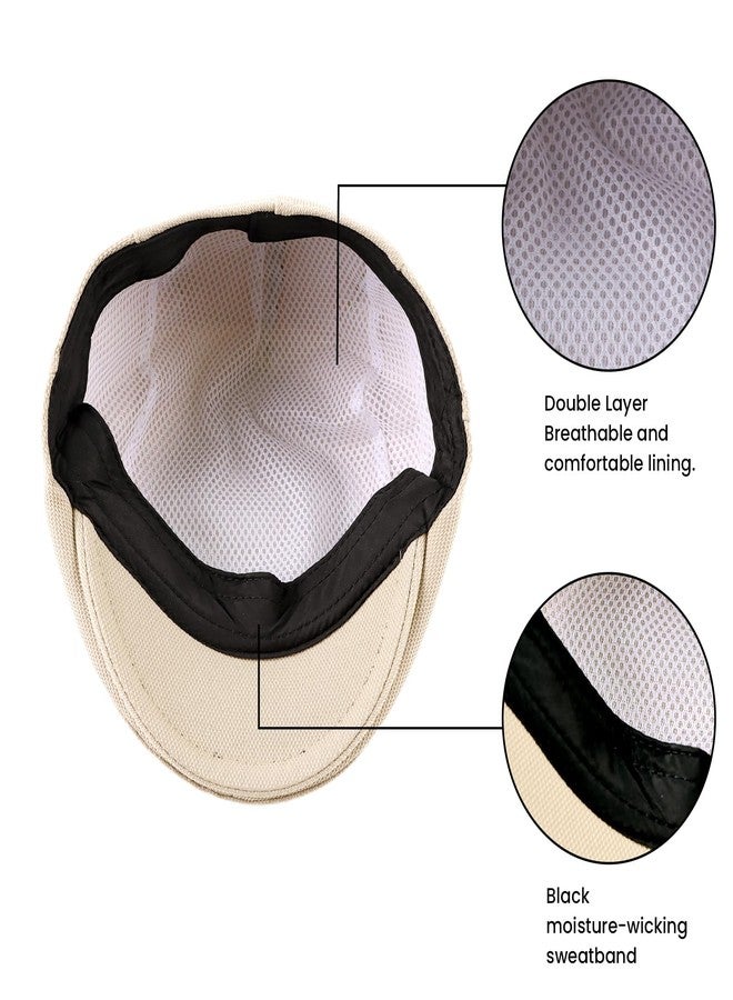 OMUKY Kids Vintage Newsboy Cap Toddler Tweed Beret Hat Cabbie Hat Little Kids Driver Cap(Beige,4-10T) - Image 5