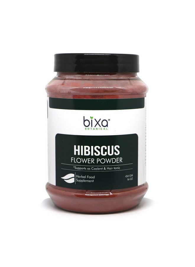 bixa BOTANICAL Hibiscus Powder Hibiscus Rosa Sinensis 1 Pound 16 Oz Natural Coolant And Refrigerant  Externally Useful As Hair Tonic Herbal Supplement - Image 2