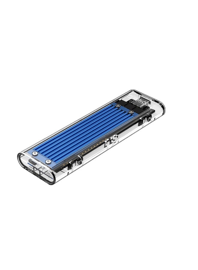 ORICO TCM2-C3 M.2 NVME mobile hard disk box TYPE-C solid state SSD external USB3.1 box blue - Image 1