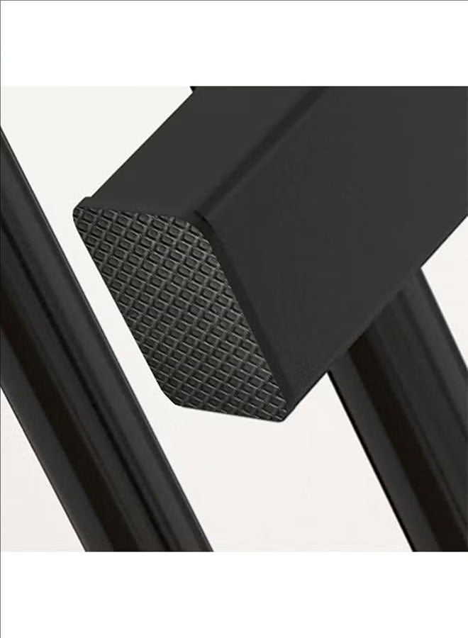 Exquisite Clothes Rail Rack Powder Coated Metal Wardrobe Garment Display Rack Tidy Clothing Rails with Hanging Rail and Shoe Shelf Storage,Black - Image 4