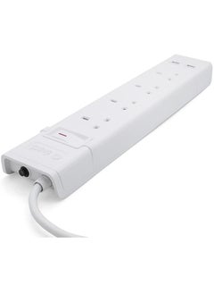 الفنار توصيلة كهرباء 4 مخارج 3 متر 13 أمبير ومنفذي USB  - Image 3