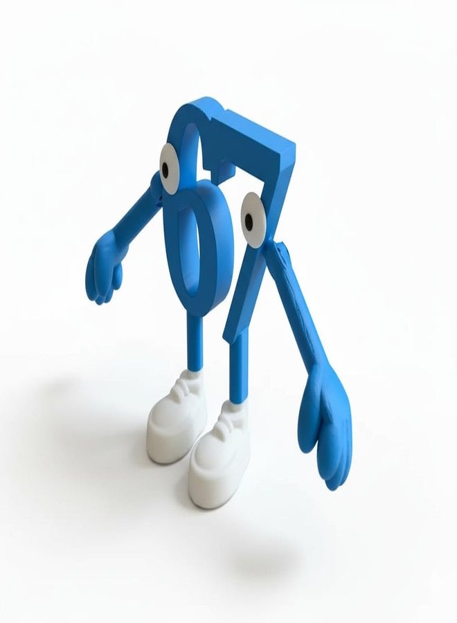 Sixty Seven | 67 Toy - Steal a Brainrot Action Figure | 4-Inch Meme Toy | Trending Brainrot | 3D Printed Articulated Model (Pack of 1) - Image 2
