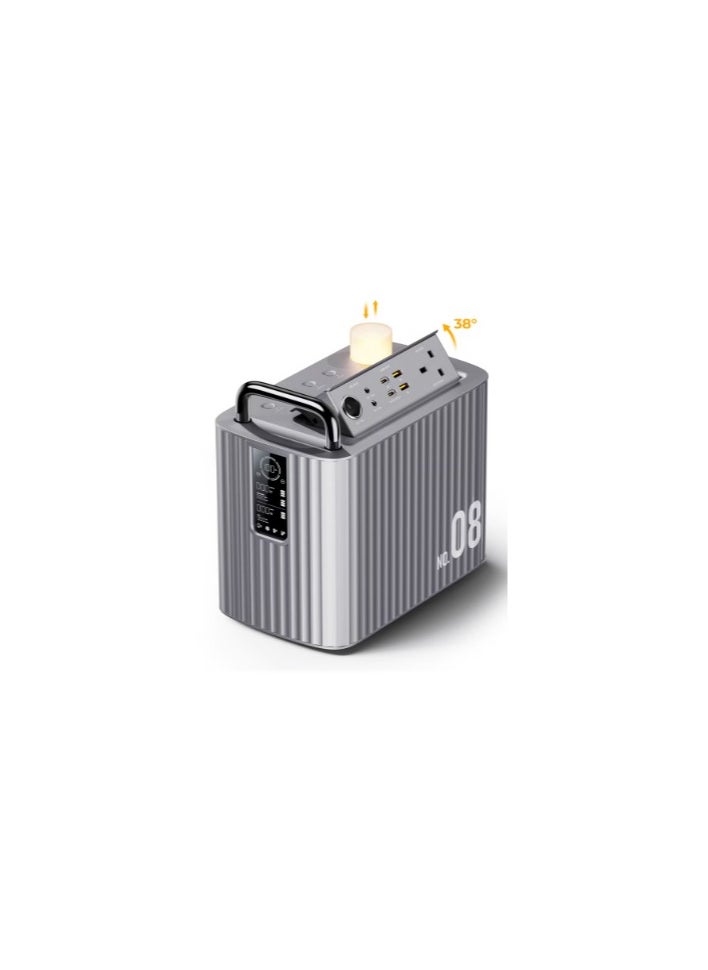 VOLTME - VOLTME Portable Power Station 800W (1600W Surge) Solar Generator | 615.6Wh Lithium Battery Backup | Perfect for Home, Camping, Travel, Hunting, Emergency Power | Eco-Friendly, Lightweight, Versatile Solar Energy Solution for Outdoor Adventures - Image 1
