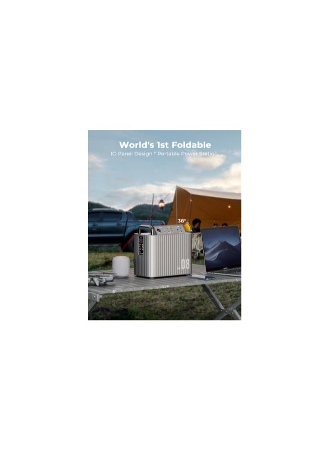 VOLTME - VOLTME Portable Power Station 800W (1600W Surge) Solar Generator | 615.6Wh Lithium Battery Backup | Perfect for Home, Camping, Travel, Hunting, Emergency Power | Eco-Friendly, Lightweight, Versatile Solar Energy Solution for Outdoor Adventures - Image 1