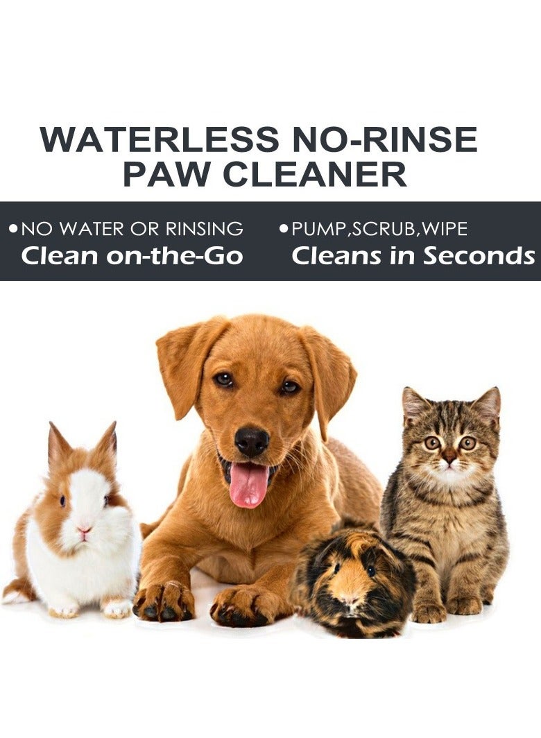ييبونغ 100 ملاب الكلب PAW CLEANER شامبو رغوة منظف PAW للكلاب جرو القطط الحيوانات الأليفة شامبو شامبو قدم المنظف فرشاة لا شطف ، نظافة PET PET محمولة ، تنظيف فعال لمخلب الكلب （لا يوجد صندوق تعبئة） - Image 5