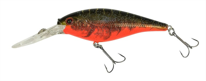 Berkley Warpig Freshwater Crankbait Fishing Lure - Firetiger Color, 3" | 8cm / 1/2 oz - Image 1