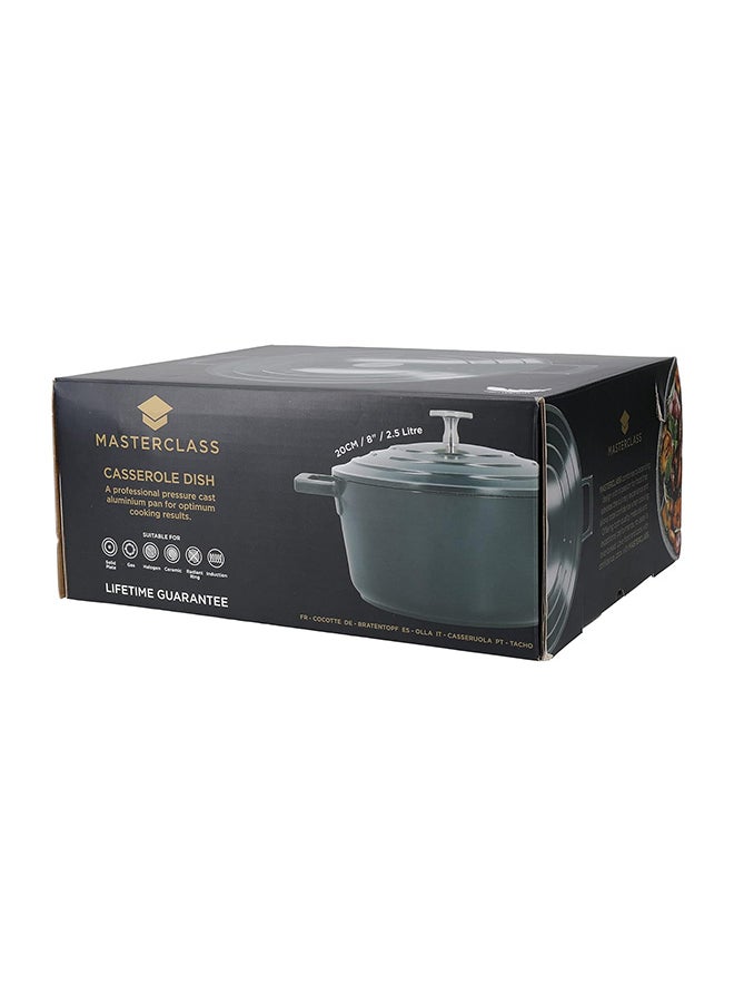 MASTERCLASS - MasterClass Cast Aluminium 2.5L Round Casserole Dish with Lid - Image 1