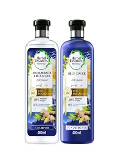 Herbal Essences Bio:Renew Micellar Water And Blue Ginger Shampoo 400 Ml + Conditioner 400Ml - pzsku/Z7DDBF51DD1FA27BE7927Z/45/_/1722472688/8b3a19e8-a4fd-4923-808e-cf74ecc413ce