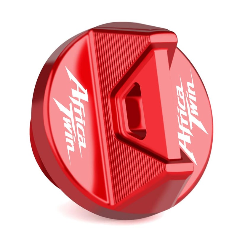 Mokiton Motorcycle Engine Oil Filler Plug Cover Screw Compatible With Honda CRF1100L CRF1000L Africa Twin Adventure SportsDCT 20162024 CRF 1000L 1100L CRF1100 L Accessories red