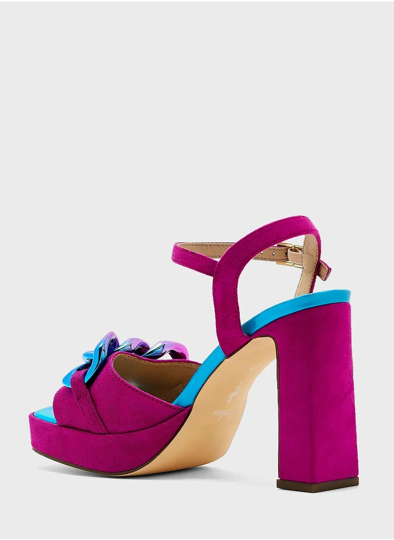 منبور Ankle Straps High Heel Sandals
