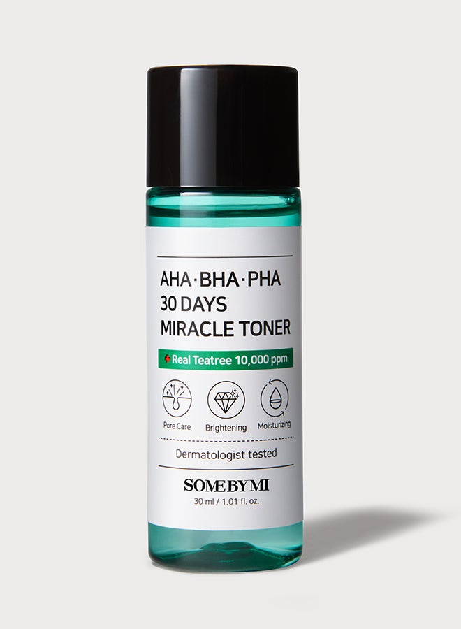 Some by Mi Aha-Bha-Pha 30 Days Miracle Starter Kit 4 Components Green 30ml - Image 5