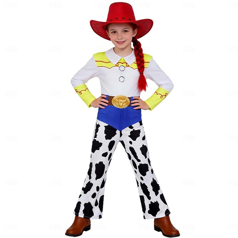 Y&D Toy Movie The Toy Adventure Jessie Cowgirl Cowboy Cosplay Costume Outfits Movie Party Vintage Fashion Classical for Women and Girl Kid's Adults' Halloween Stage Performance Comic Con Anime Expo - Image 5