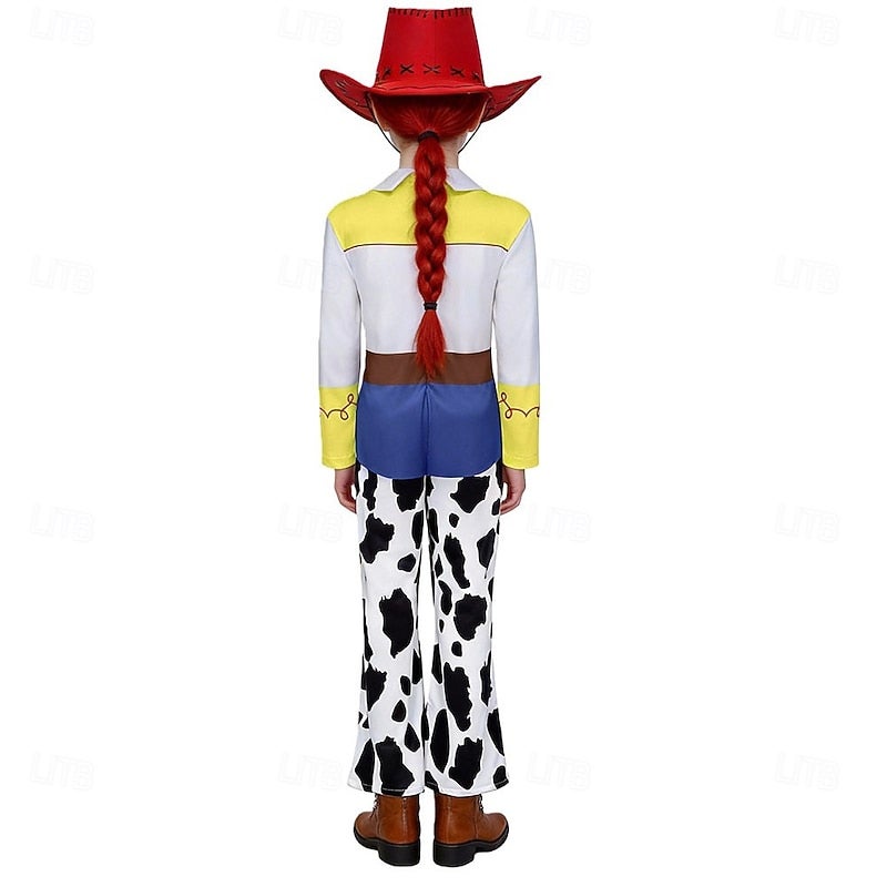 Y&D Toy Movie The Toy Adventure Jessie Cowgirl Cowboy Cosplay Costume Outfits Movie Party Vintage Fashion Classical for Women and Girl Kid's Adults' Halloween Stage Performance Comic Con Anime Expo - Image 4