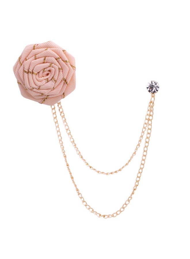 Shougu New Style Handmade Fabric Suit Accessories Tassel Flower Brooch Chest Flower