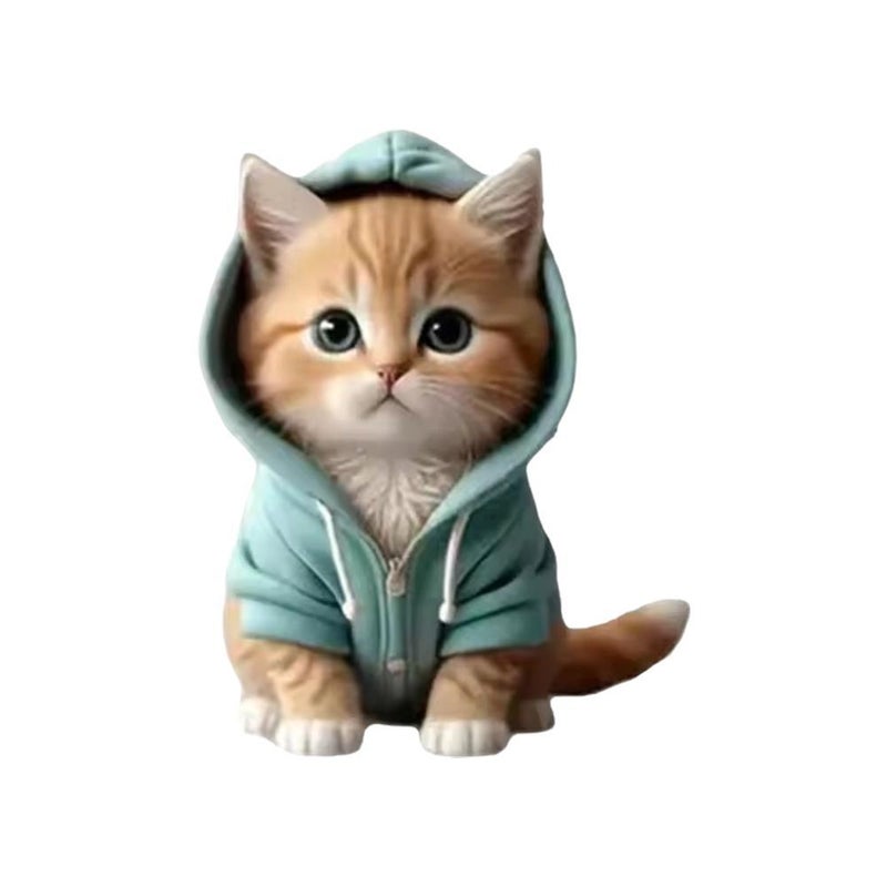 Cross-border air vent clip pink cat card slot kit car perfume air vent clip car solid air freshener tablets - Image 4