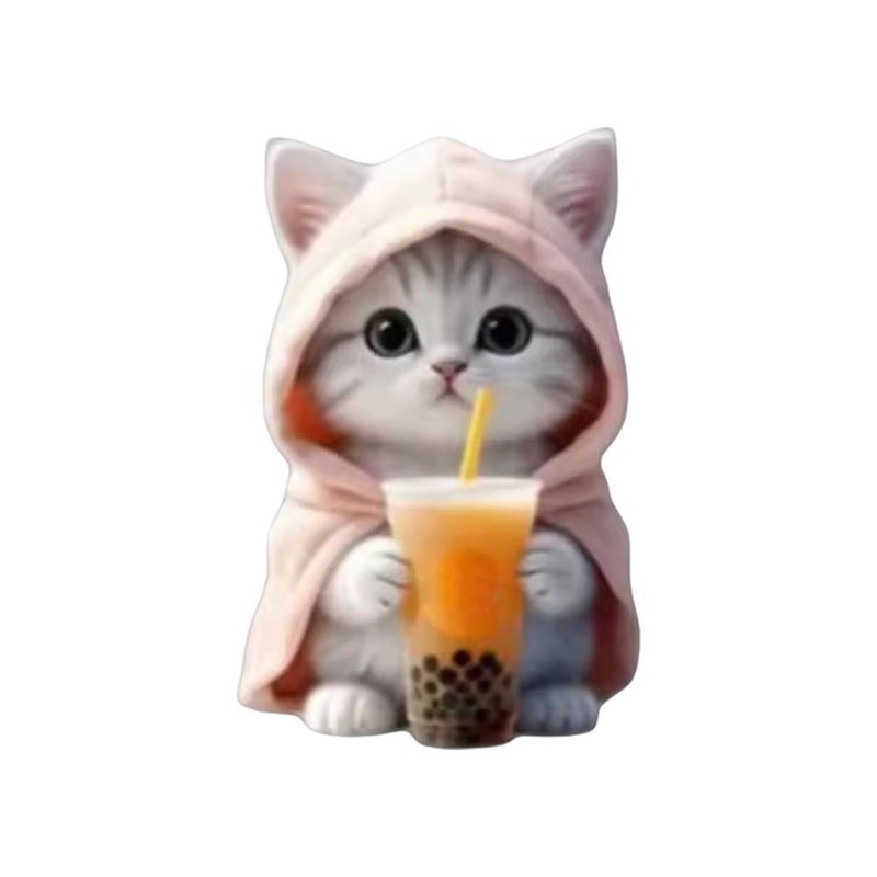 Cross-border air vent clip pink cat card slot kit car perfume air vent clip car solid air freshener tablets - Image 5